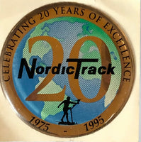 NordicTrack 20th Anniversary Ski Machine Emblem 1975 - 1995