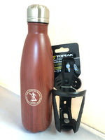 NordicFitness Ski Machines Adjustable Bottle Holder & NEW LEEDS Aluminum Sport Bottle COMBO!