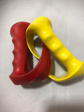 NordicTrack Ski Machines Left & Right-Handed Custom Strapless Fitness Ski Grips Red & Yellow