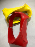 NordicTrack Ski Machines Left & Right-Handed Custom Strapless Fitness Ski Grips Red & Yellow